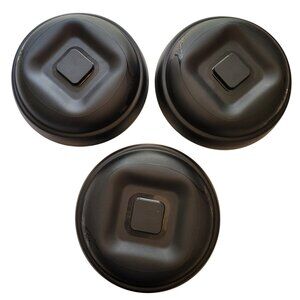 Dinex Warmer Base Home Care Onyx Black Fits 9 in Plate Cover Lid‎ 6 pc Set